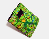 Hand Crafted Tablet Case From Licensed Ninja Turtles Fabric/Case for iPad,Kindle Fire HD, iPad Mini, iPad Air, Samsung Galaxy Tab
