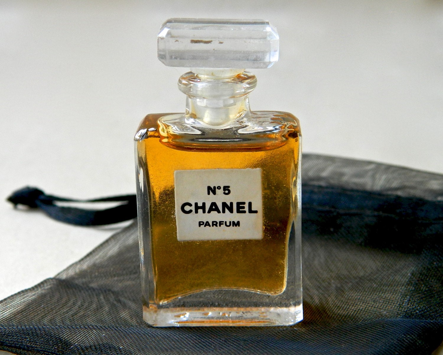 Vintage CHANEL No 5 Pure Perfume Original Mini 3.5 ml .12 by ODONA