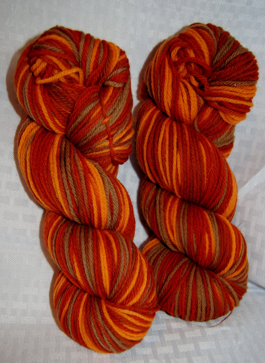 Cascade 220 yarn in beautiful falls colors. 100% wool hand
