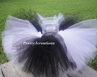 baby tutu,cruella deville, newborn tutu, white tutu, tutus for girls, tutus for babies, black tutu, baby girl tutus, baby girl tutu, tutu