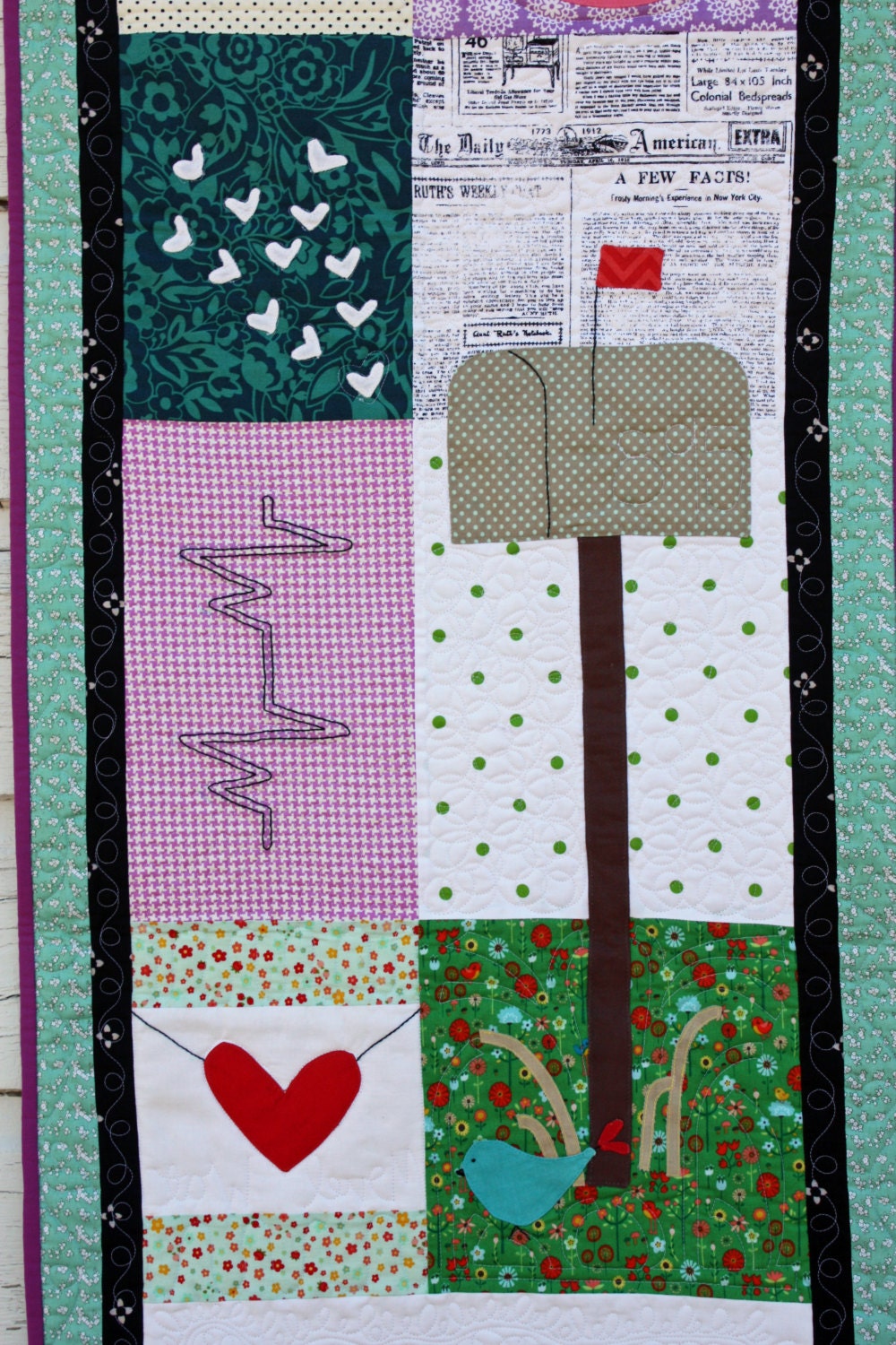 Love Notes PDF Quilt Pattern from MixiHeart on Etsy Studio