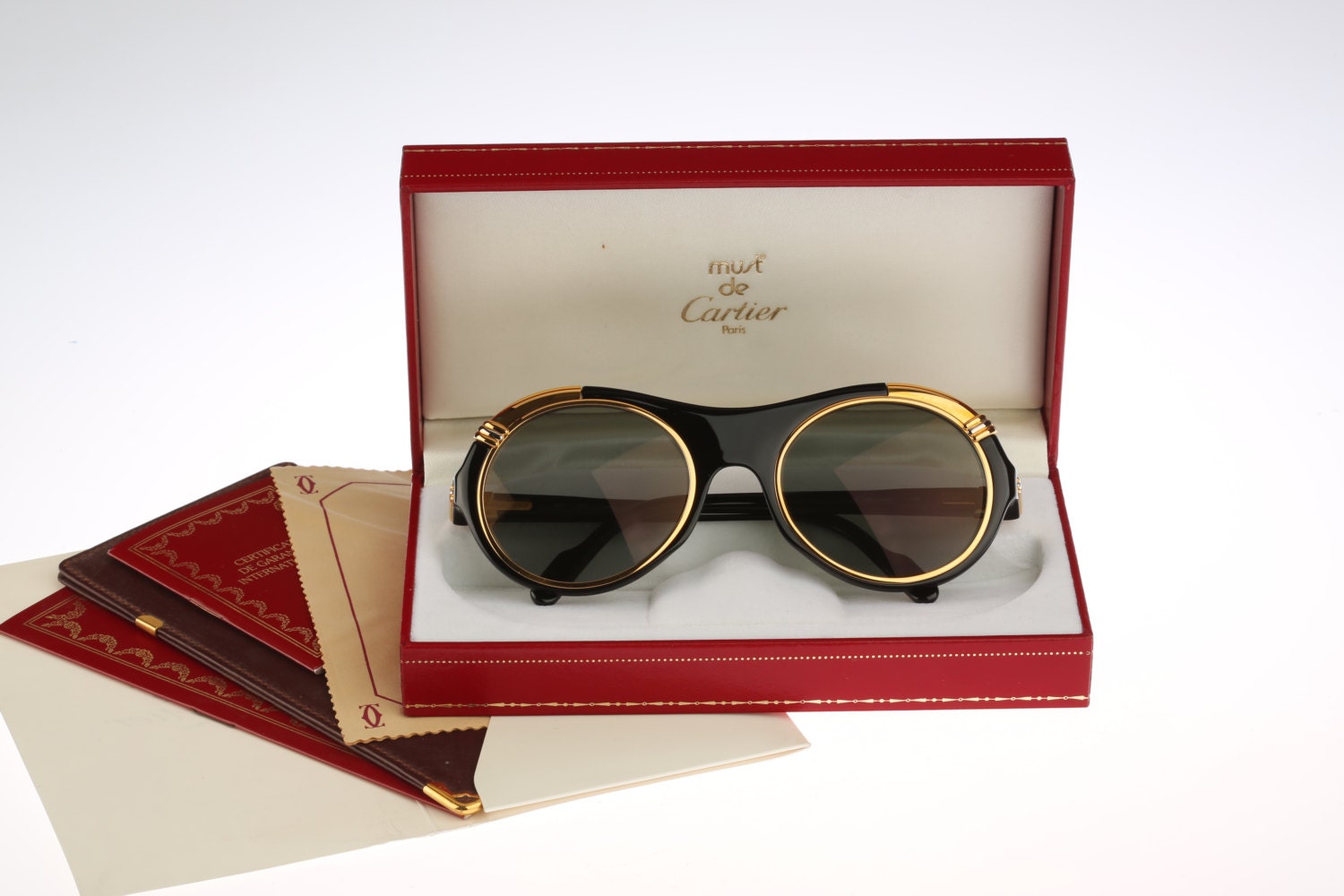 Cartier Diabolo Vintage Sunglasses Nos By Carettavintage 