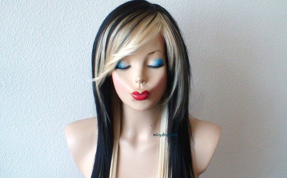 Black And Blonde Emo Hair 116