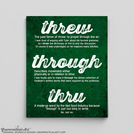 Is It Threw Or Through A Party at Ida Pedersen blog