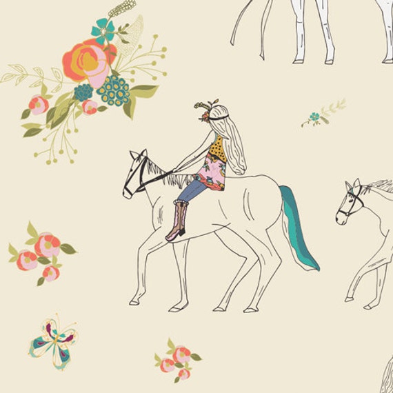 Baby Bedding Crib Bedding Horse Riding Equestrian Floral