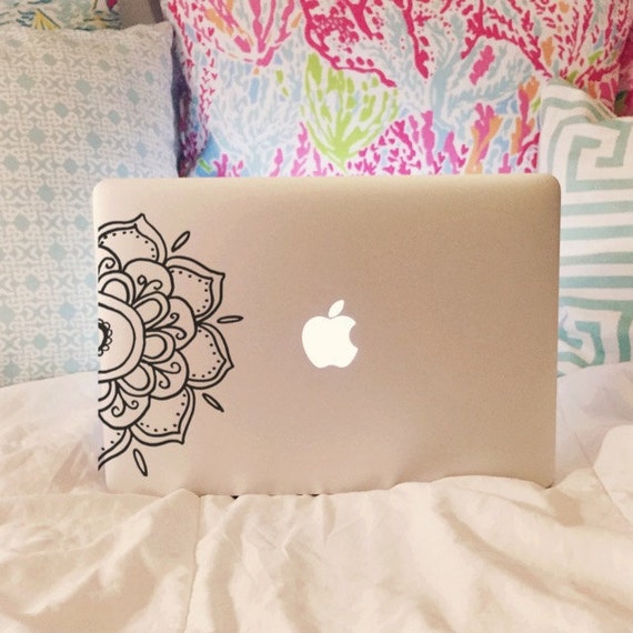 Download Half Mandala Decal - Mandala Decal - Laptop Decal - Car ...