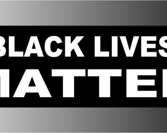 Black Lives Matter Sticker Decal
