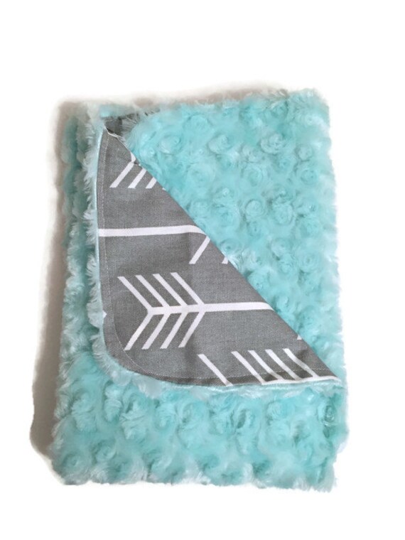 BLOW OUT SALE Chic Baby Blanket Gender Neutral Gray by BizyBelle