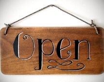 Popular items for open closed sign on Etsy