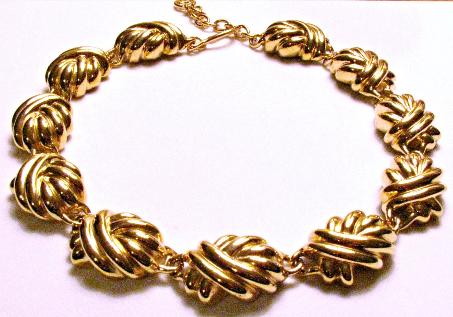 Givenchy Necklace Gold Plated Bold and Chunky Vintage
