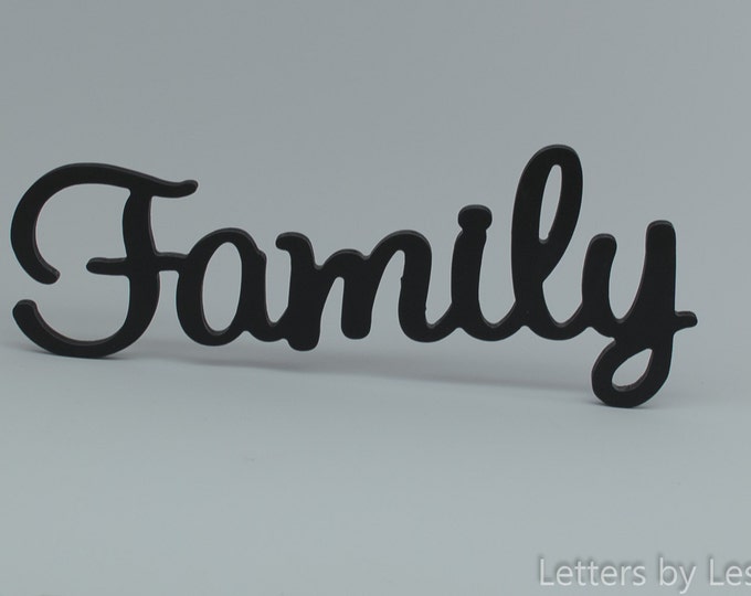 Family Wooden Wall Sign, Family Wall Decor. Family Wall Letters. Wooden wall sign. Family sign