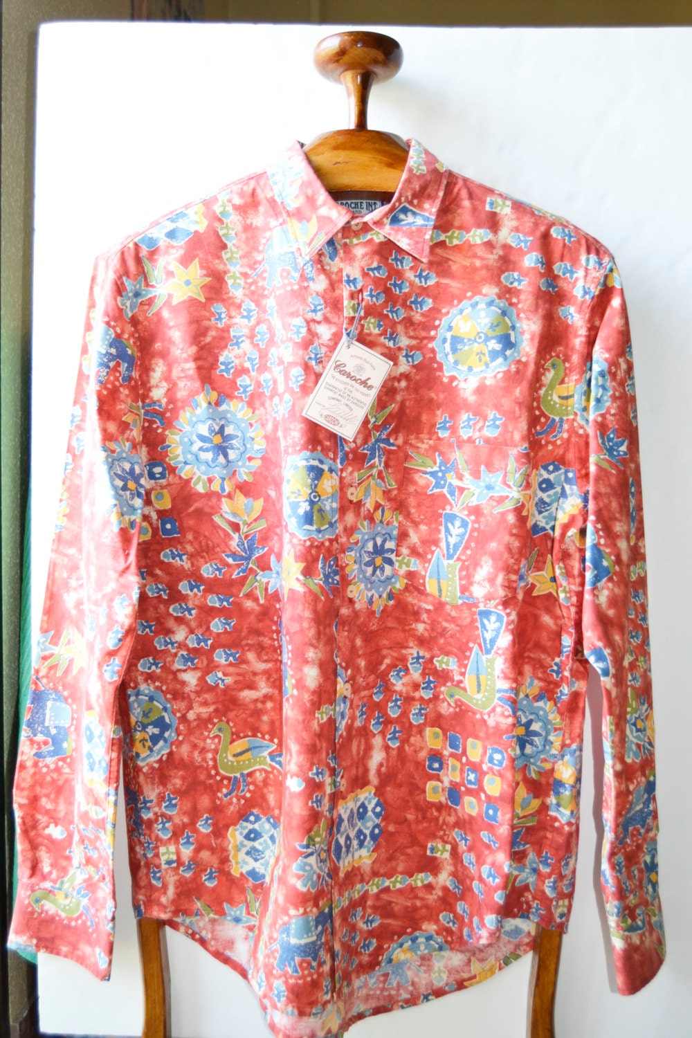 xxxxl long sleeve shirt authentic brand caroche int line