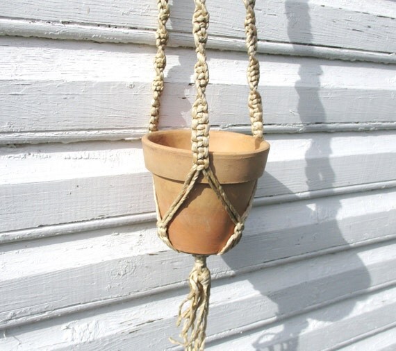 Macrame Plant Hanger Twine Planter Wall Hanging Rope Plant