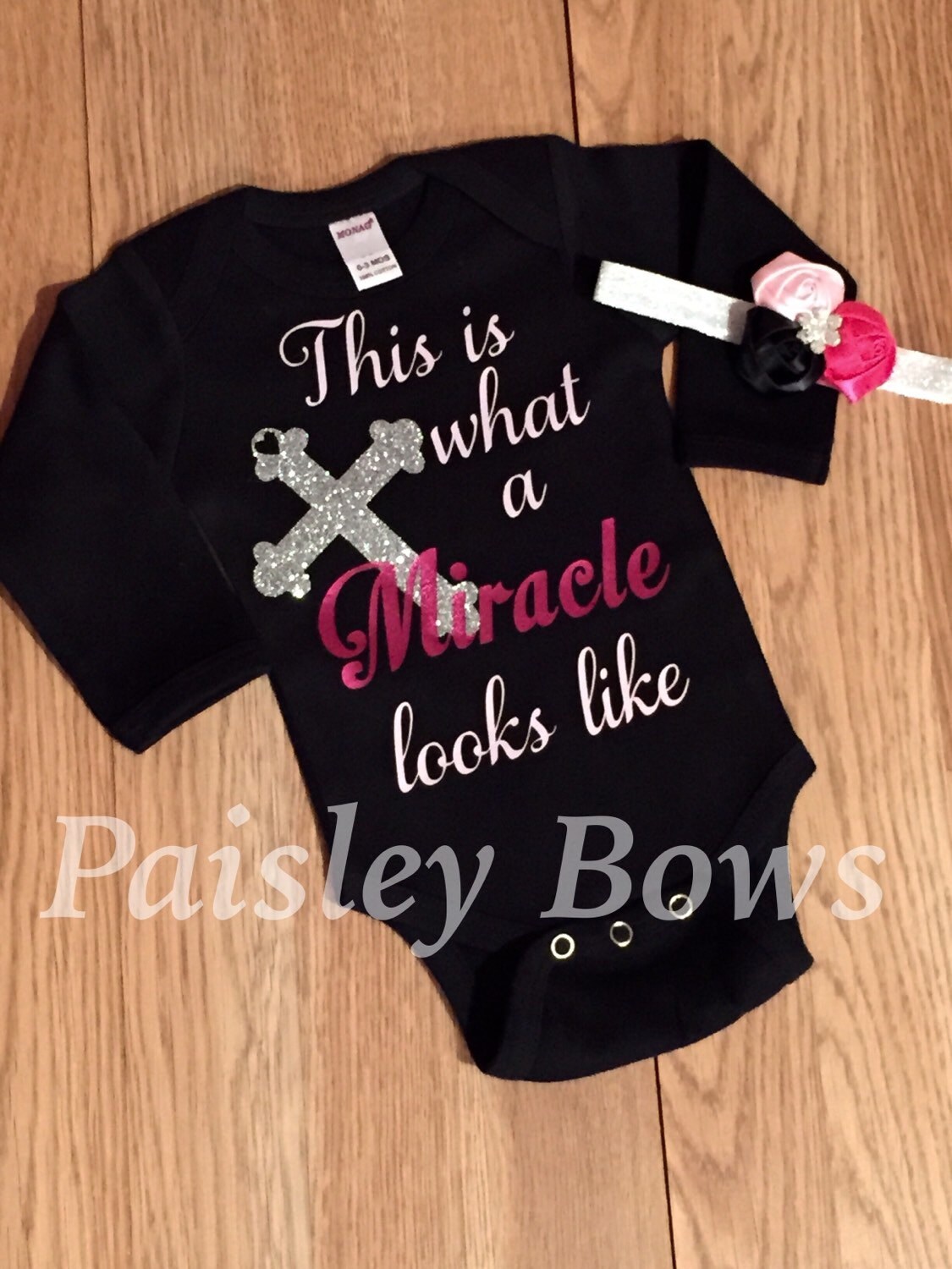 Miracle baby by PaisleyBows on Etsy