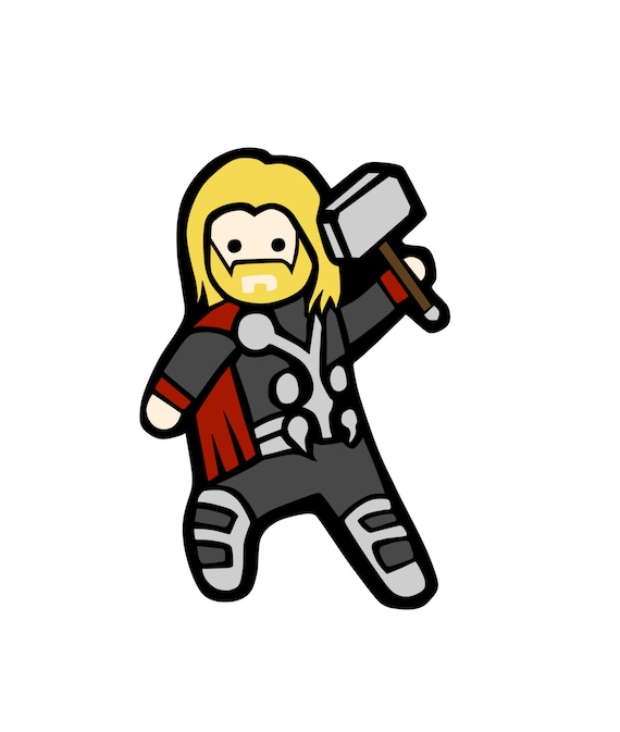 Decal Thor by EmilysTimelyRealm on Etsy