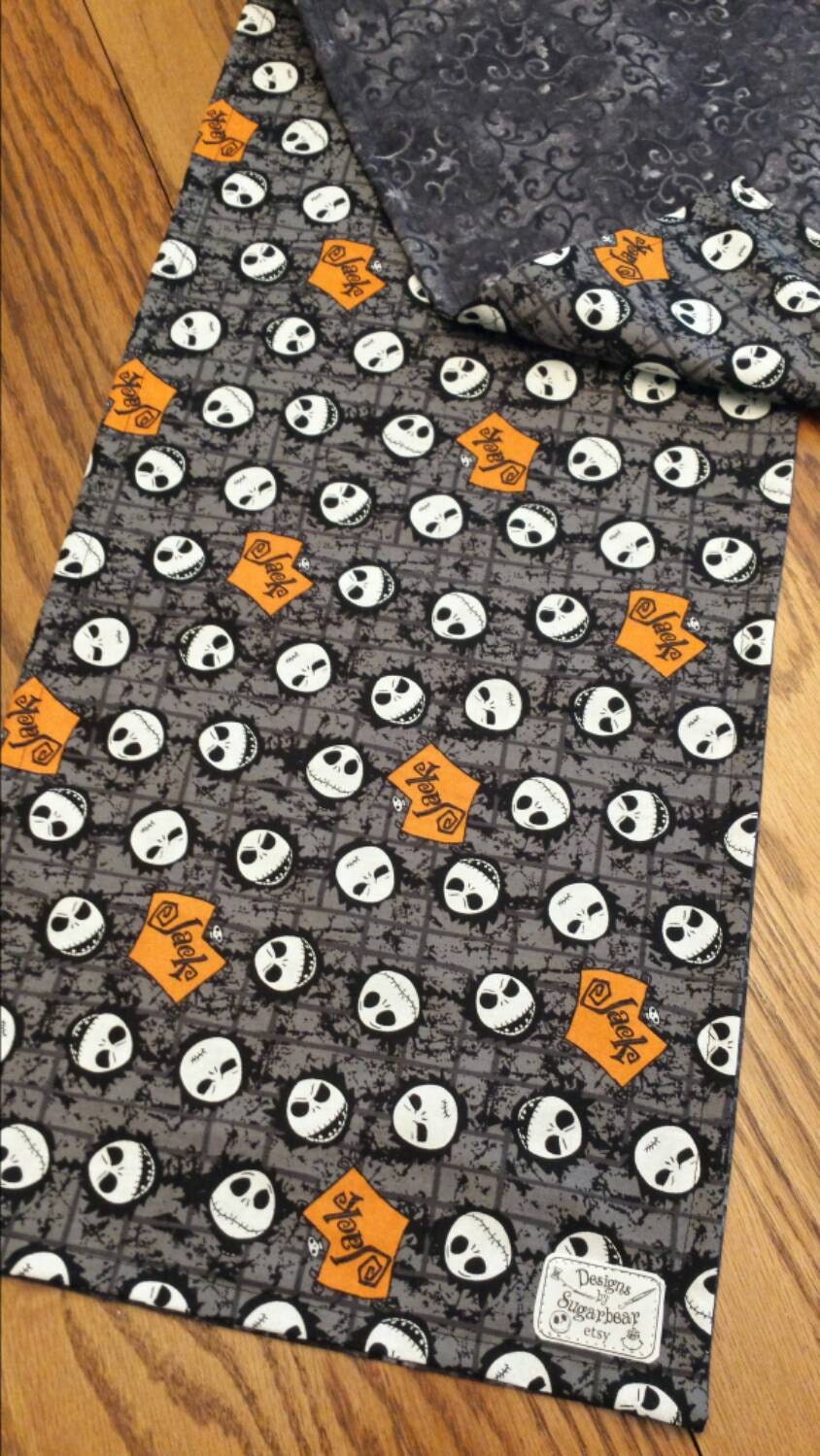 Table RUNNeR 40X11 JACK SKELLINGTON Fabric by DesignsbySugarbear