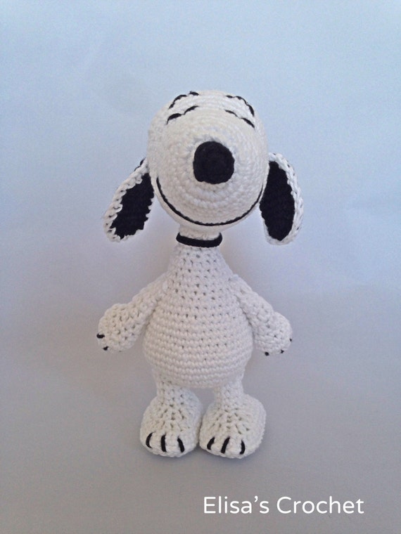 CROCHET PATTERN Snoopy Crochet Amigurumi pdf by Elisascrochet