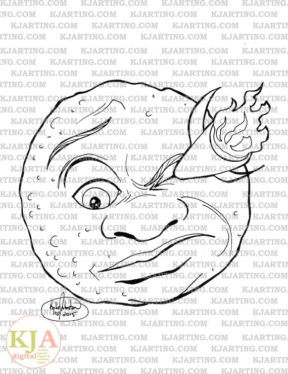 man moon coloring pages - photo #10