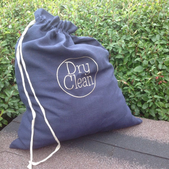 linen laundry bag / linen bag / dry clean bag /laundry tote