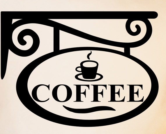 Coffee Sign Wall Decal Kitchen Decor Wine Decal Diy Home Decor   Il 570xN.832265823 4col 