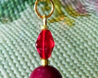 July's Birthstone! Natural Ruby Pendant