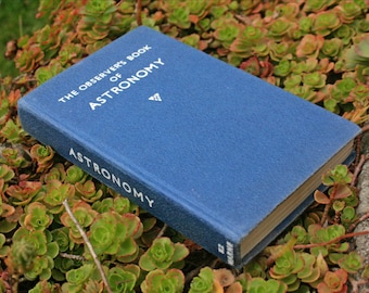 Astronomy Book, Vintage Sir Patrick Moore Science Book Nights Sky constellations Star Guide