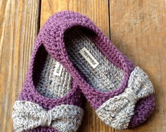 Crochet Slippers Non-Skid