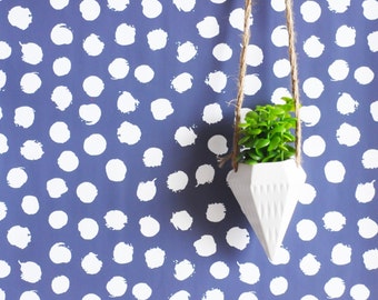 Wallpaper - 24" x 48" Organic Dots Removable wall paper tile - self adhesive wall paper