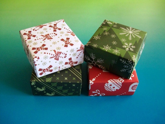 4 christmas origami boxes gift boxes decorative boxes 4 christmas origami boxes gift boxes decorative boxes
