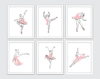 Ballerina Wall Art ballerina wall art | etsy Ballerina Wall Art ballerina wall art | etsy