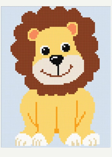 Graphghan chart C2C crochet pattern Corner to corner C2C
