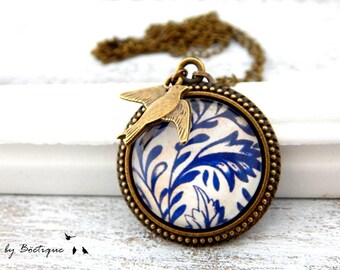 Necklace - Flagstone - Bronze / 25mm