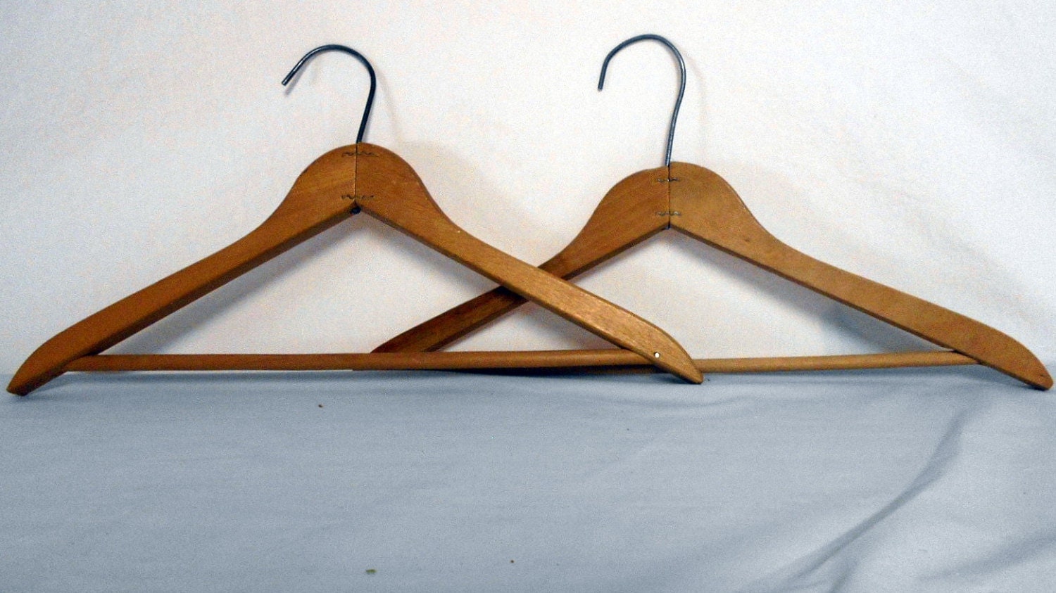 Vintage Wooden Clothes hanger Pant hanger Wood by