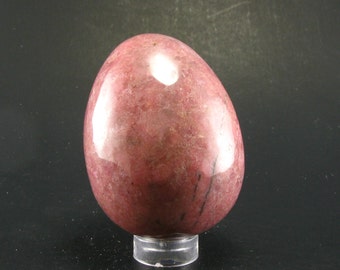 Large Rhodonite Egg From Canada - 137.7 GRAMS - 2.0"
