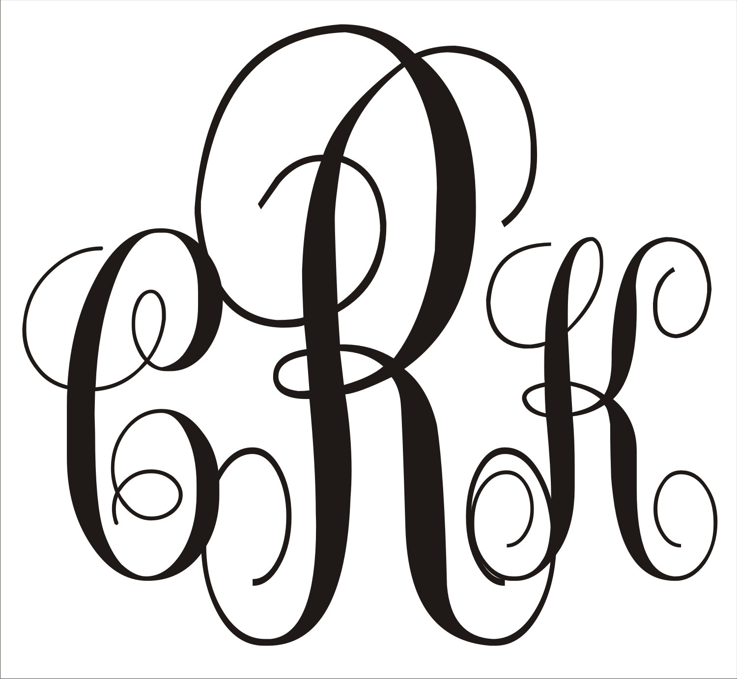 printable monogram stencil That are Priceless Aubrey Blog