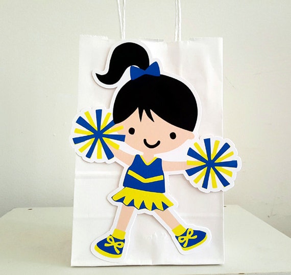 Cheerleader Goody Bags Cheerleader Favor Bags Cheerleader