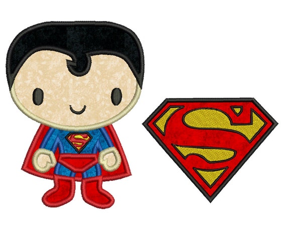 Superman machine applique embroidery 2 by embroiderblock on etsy Superman machine applique embroidery 2 by embroiderblock on etsy