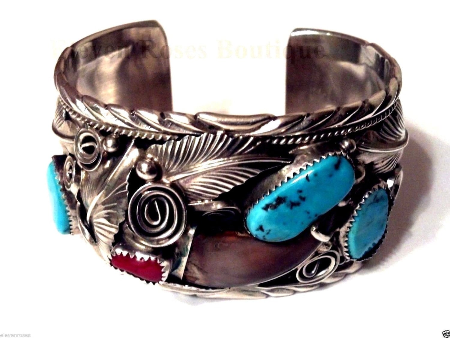 Navajo Silversmith Mike Thomas Jr Sterling Silver Turquoise
