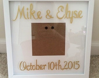 Personalized Wedding Date Frame