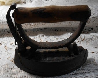 Antique 1887 Cast Iron Sensible 6 No. 2, N.R.S. & Co. Iron