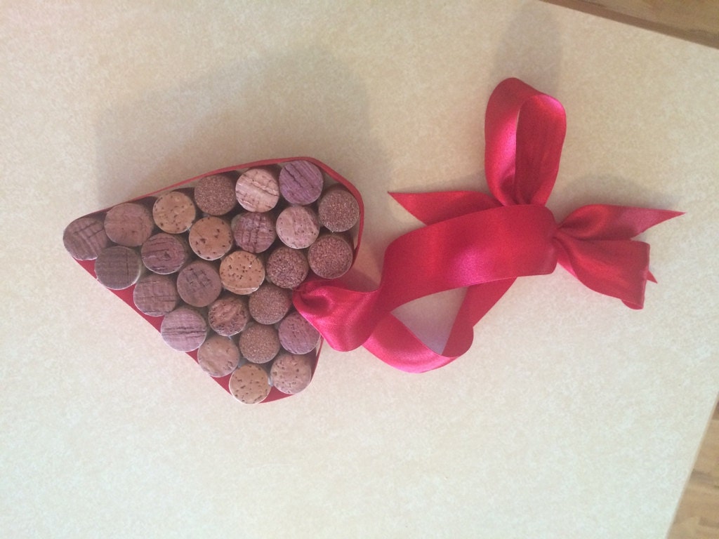 wine cork heart by letsdocrafts on Etsy