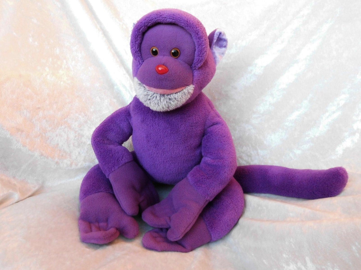 purple monkey pillow pet