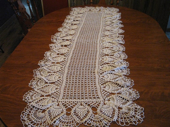 Crocheted Table Runner