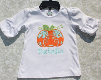 monogram pumpkin shirt