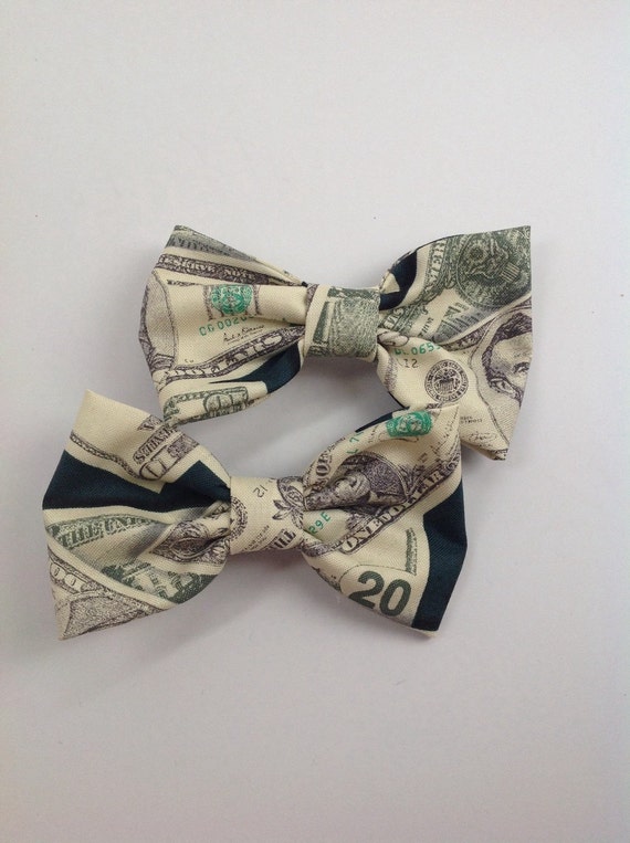 Handmade Money Bow Tie