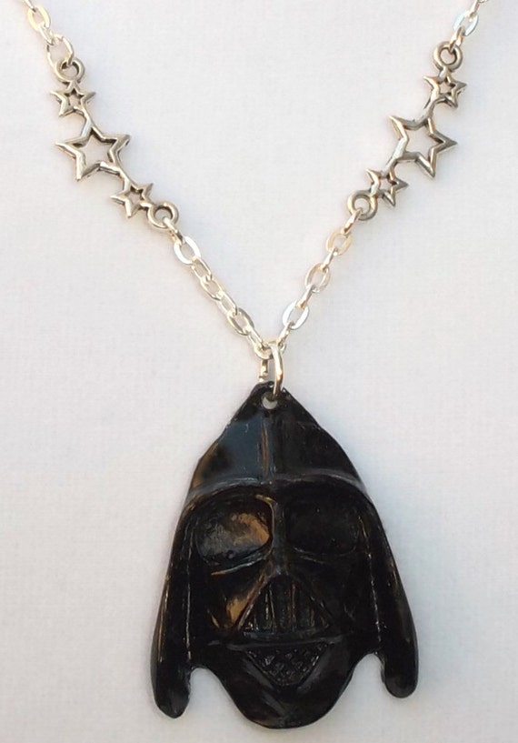 darth vader inspired tribute in gold or silver plated necklace darth vader inspired tribute in gold or silver plated necklace