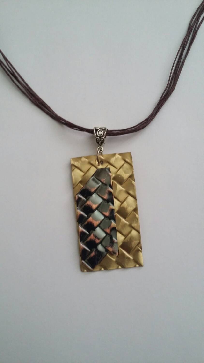 Metal on metal by JCMoonJewelry on Etsy