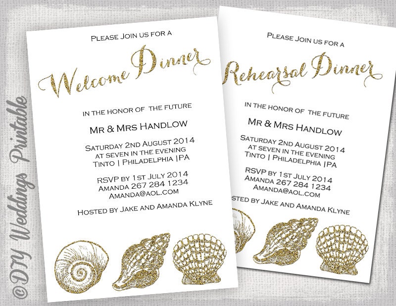 Welcome Dinner Invitation 9