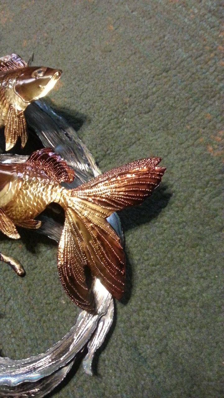 Goldfish Metal Sculpture