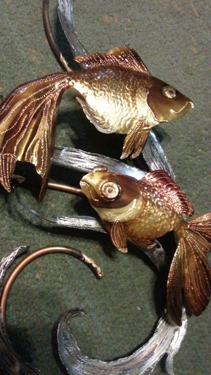 Goldfish Metal Sculpture
